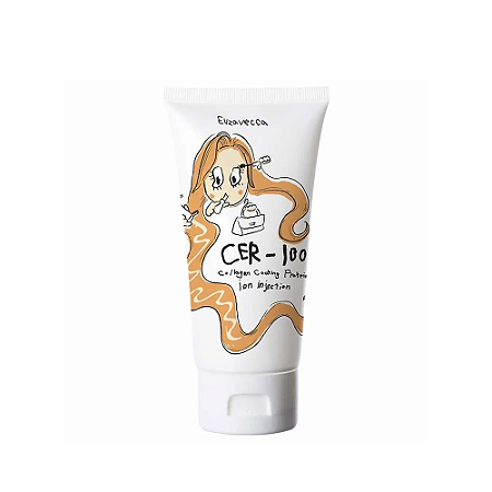 Elizavecca CER-100 Proteína Ionizada e Colágeno Máscara Capilar 50ml