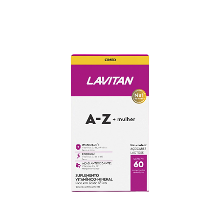 Cimed Lavitan A-Z Mulher Multivitamínico 60caps