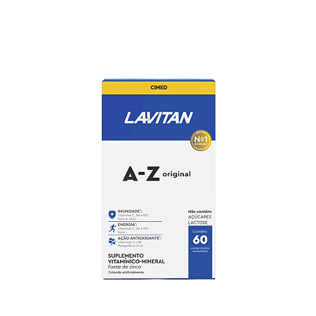 Cimed Lavitan A-Z Original Multivitamínico 60caps