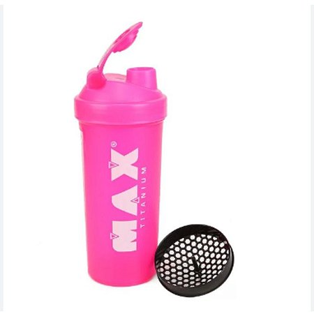 Coqueteleira 700 Ml Rosa - Max Titanium