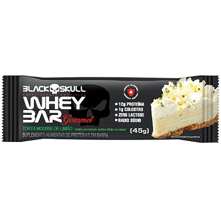Whey Bar Torta Mousse De Limão 45G - Black Skull