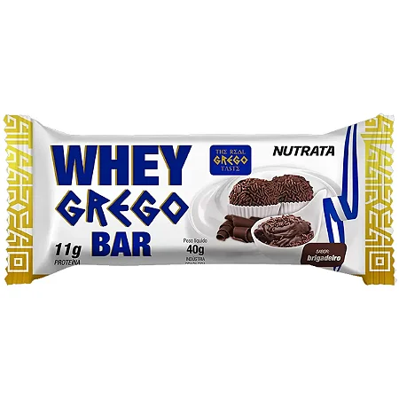 Whey Grego Bar Brigadeiro 40G Nutrata