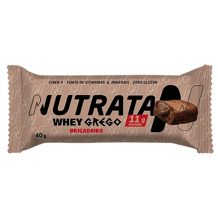 Whey Grego Bar Brigadeiro 40G Nutrata