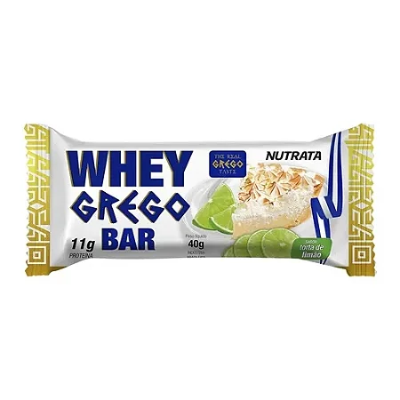 Whey Grego Bar Torta De Limão 40G Nutrata
