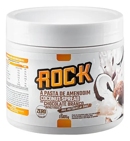 Pasta Amendoim Coconut Spread 600G Rock
