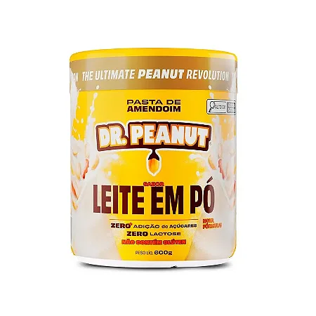 Pasta De Amendoim Leite Em Pó 600G Dr Peanut