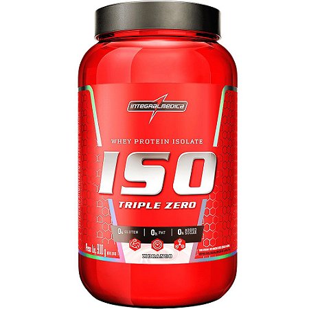 Iso Triple Zero Morango 900G  Integralmedica