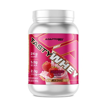 Tasty Whey Strawberry Cream 900G Adaptogen