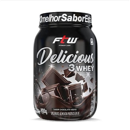 Delicious Chocolate Negro 3Whey Ftw 900G