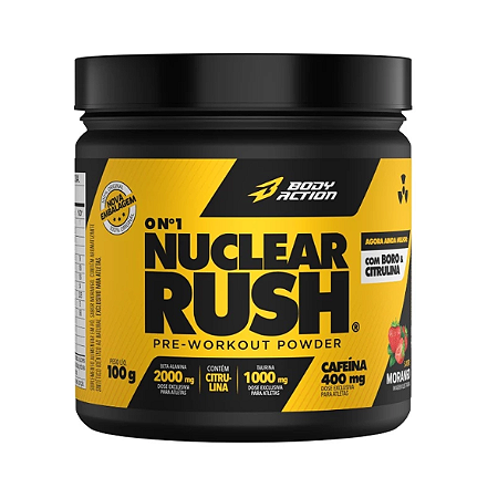 Nuclear Rush 100G Morango Body Action