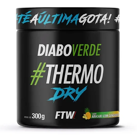 Diabo Verde #Thermo Dry 300G Abacaxi Com Gengibre Ftw