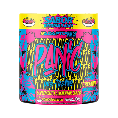 Panic Pre Workout Fruit Punch 300G Adaptogen