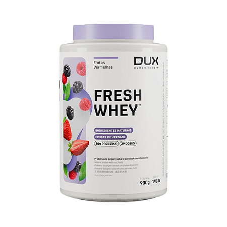 Fresh Whey Frutas Vermelhas 900G Dux Nutrition