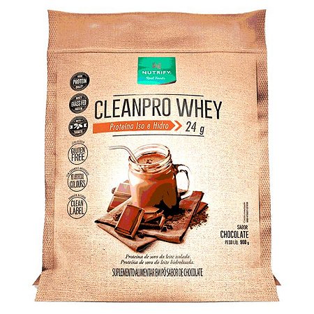 Cleanpro Whey 900G Chocolate - Nutrify