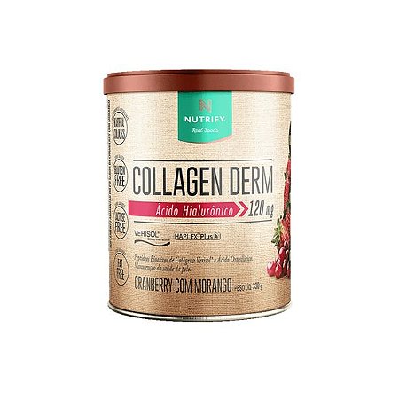 Collagen Derm Cranberry Com Morango 300G - Nutrify