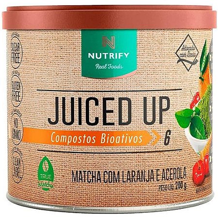 Juiced Up Matcha Com Laranja E Acerola 200G - Nutrify