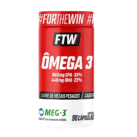 Ômega 3 Meg-3 1000Mg 90 Caps Ftw