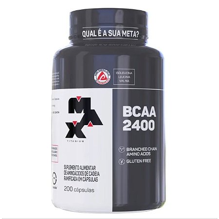 Bcaa 2400 Pote 200 Caps Max Titanium