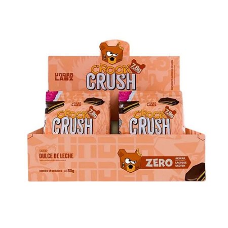Alfajor Crock Crush 50G C/12 Dulce De Leche Under Labz