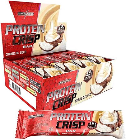 Crisp Bar C/12 45Gr Creme De Coco Integralmédica