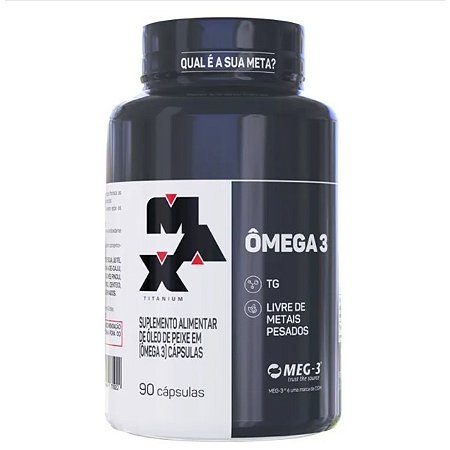Ômega 3 Pote 90 Caps Max Titanium