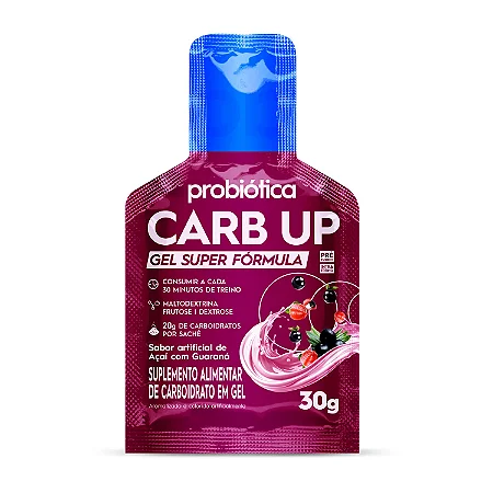 Carb Up Super Formula Sachê 30G Açaí Com Guaraná Probiotica