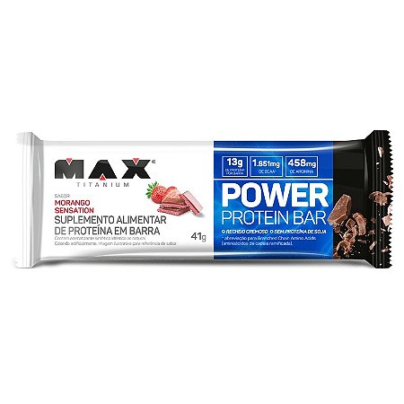 Power Protein Morango Sensation 41G Max Titanium