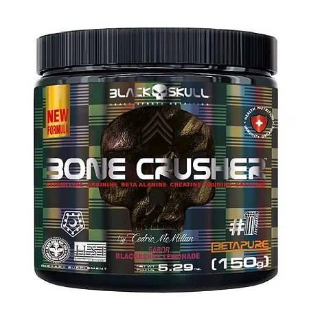 Bone Crusher Blackberry Lemonade 150G Black Skull