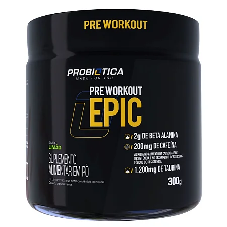Epic Pote 300G Sabor Limão Probiotica