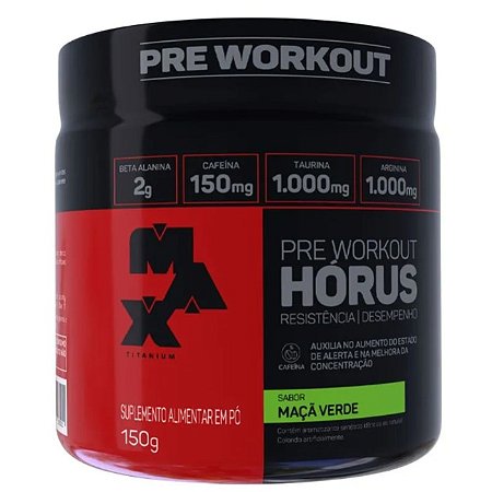 Horus Pote 150G Sabor Maça Verde Max Titanium