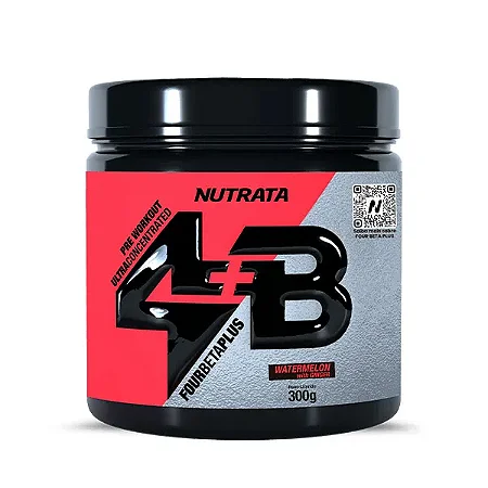 Pre Treino 4B Melancia Com Gengibre 300G - Nutrata