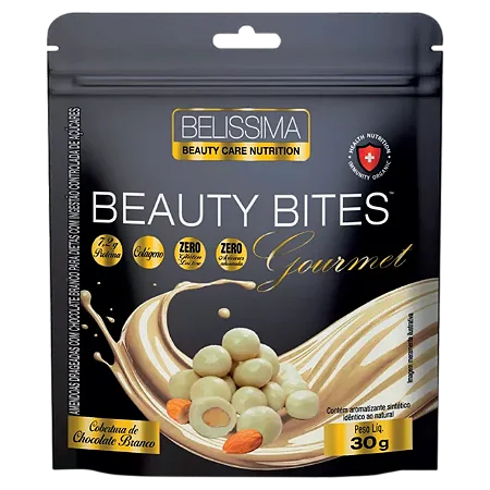 Drageado Amendoa Chocolate Branco 30G Cx 12 Uni Belissima