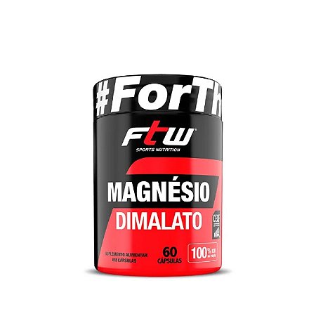 Magnésio Dimalato 60 Caps Ftw