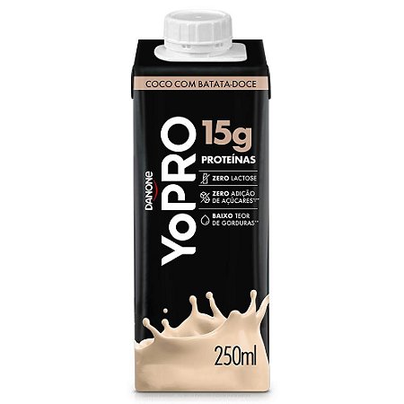 Yopro Coco C/ Batata Doce 15G 250Ml - Danone