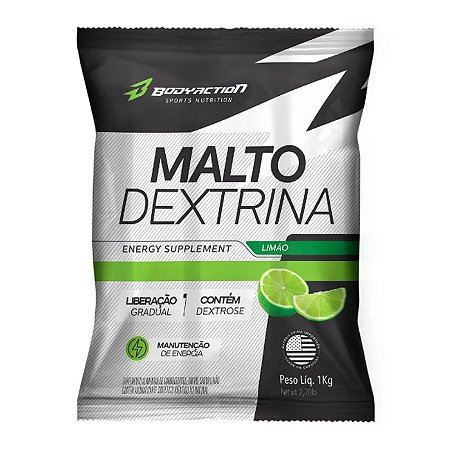 Malto Dextrina Limão 1Kg - Body Action