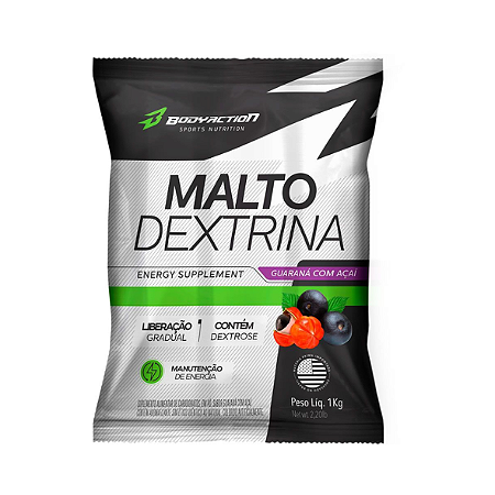 Malto Dextrina Guaraná Com Açaí 1Kg - Body Action