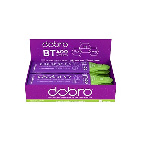 Bt Nitrato Gel Com Cafeina Sabor Limao E Gengibre 30G C/ 10 Un - Dobro