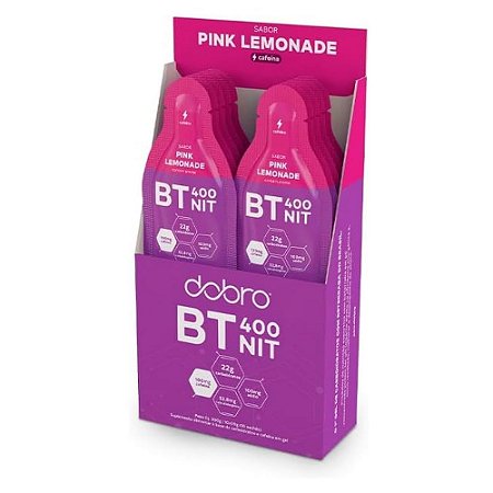 Bt Nitrato Gel Com L-Citrulina Sabor Pink Lemonade 30G C/ 10 Un - Dobro