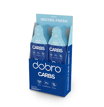Carbs Gel Dobro sabor Neutro Fresh com Cafeina 30g C/ 10un- DOBRO