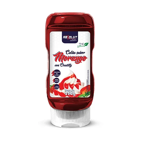 Cobertura Morango 260G - Absolut Nutrition