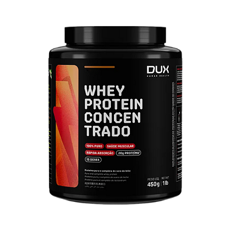 Whey Protein Concentrado 450G - Chocolate - Dux Nutrition