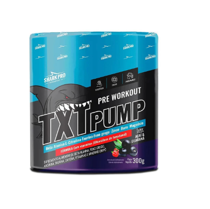 Txt Pump - Pre Treino 300G - Acai Com Guarana Shark Pro