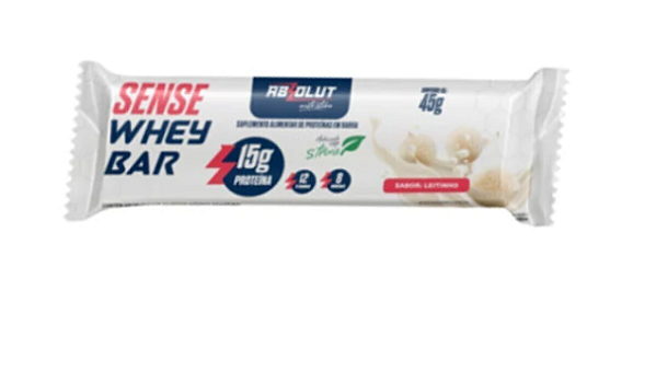 Sense Whey Bar 45G Leitinho - Absolut Nutrition