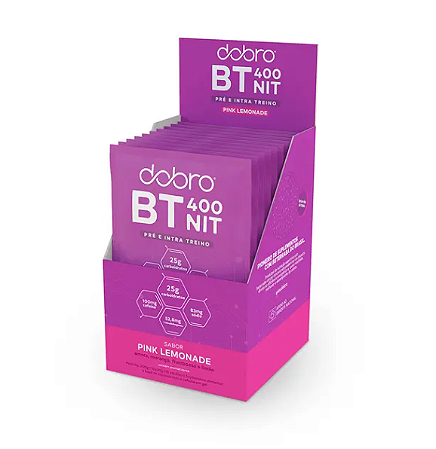 Sache Bt Nitrato Dobro Pink Lemonade Com Citrulina 30G C/10 Un - Dobro