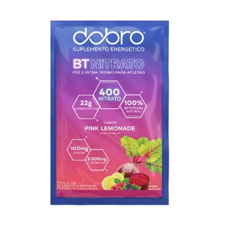 Sache BT Nitrato Dobro Pink Lemonade com Citrulina 30g - DOBRO