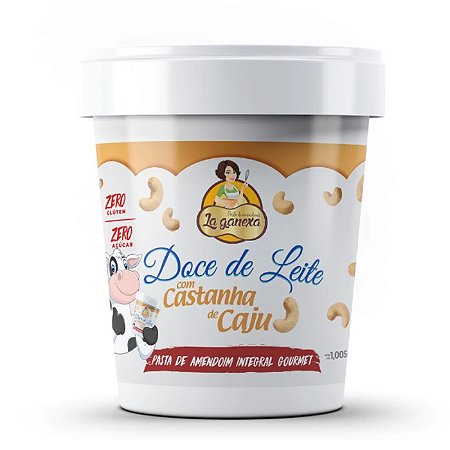 Pasta De Amendoim Doce De Leite 1Kg La Ganexa