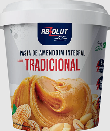 Pasta Amendoim Tradicional 1,005Kg - Absolut Nutrition