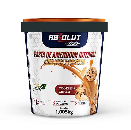 Pasta Amendoim Cookies 1,005Kg - Absolut Nutrition
