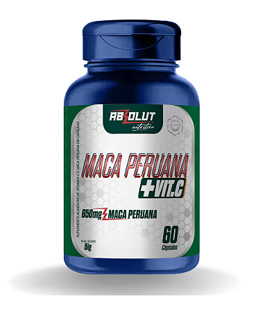 Maca Peruana+Vita C 60 Caps - Absolut Nutrition