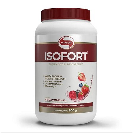 Isofort Pote 900G Frutas Vermelhas Vitafor